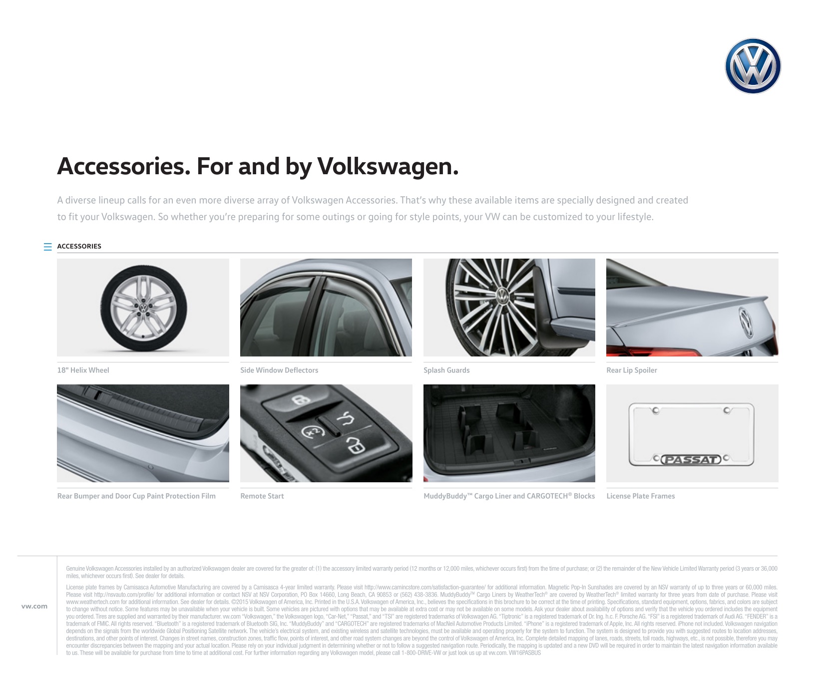 2016 VW Passat Brochure Page 6